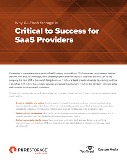Why All-Flash Storage is Critical to Success for SaaS Providers