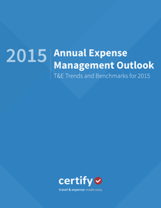 T&E Trends and Benchmarks for 2015: Annual Expense Management Outlook