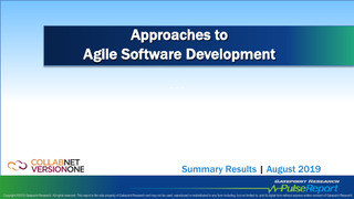 Approaches to Agile Software Development