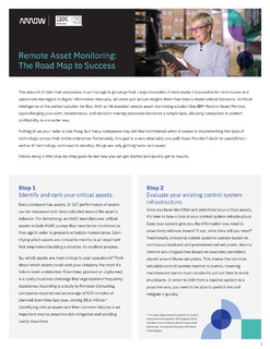 Remote Asset Monitoring: The Road Map To Success