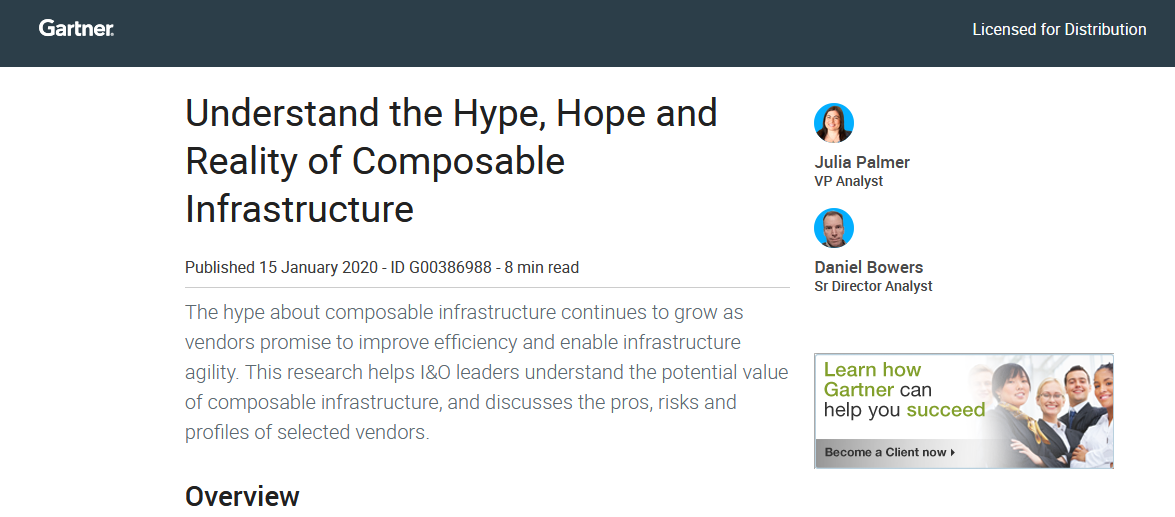 Understand the Hype, Hope and Reality of Composable Infrastructure