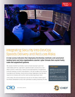 Integrating Security into DevOps Speeds Delivery and Reduces Risks