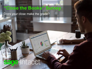 Close the Book Survey Results – Does Your Close Make the Grade?