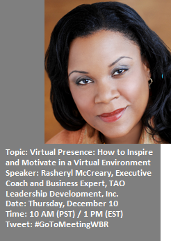 Virtual Presence: How to Inspire and Motivate in a Virtual Environment