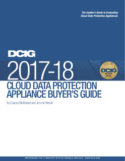 2017-18 Cloud Data Protection Appliance Buyer’s Guide