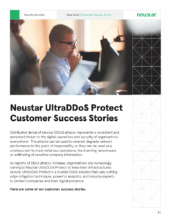 Neustar UltraDDoS Protect Customer Success Stories
