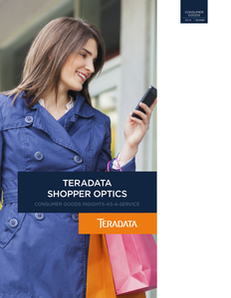 Teradata Shopper Optics, Consumer Goods Insights-As-A-Service