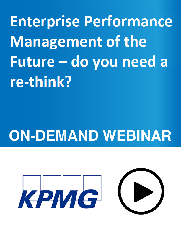 Webinar: Enterprise Performance Management of the Future – do you need a re-think?