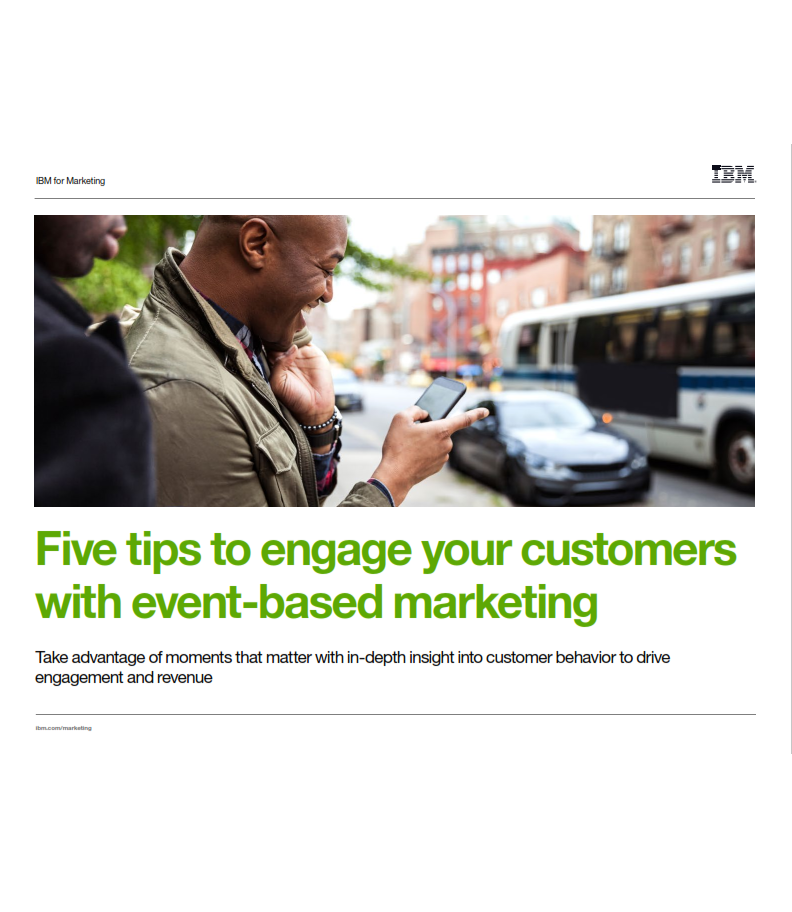 5 Tips to Engage Your Customers with Event-based Marketing