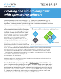 Creating and Maintaining Trust with Open Source Software