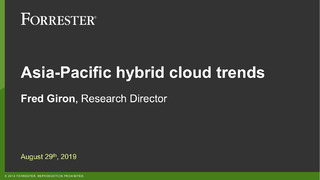 Asia-Pacific Hybrid Cloud Trends