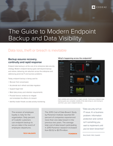 The Guide to Modern Endpoint Backup and Data Visibility