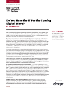 Do You Have the IT For the Coming Digital Wave?