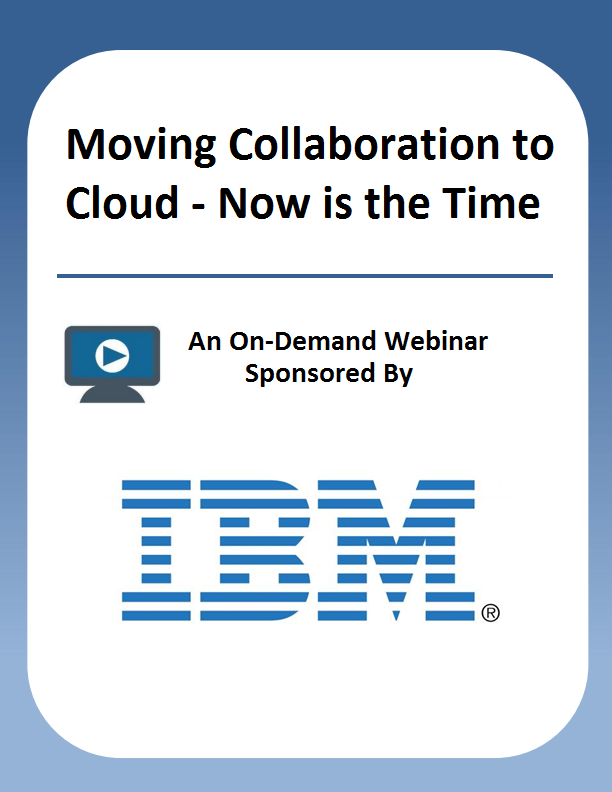 Moving Collaboration to Cloud – Now is the Time