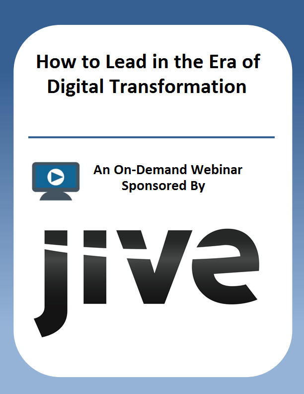 How to Lead in the Era of Digital Transformation