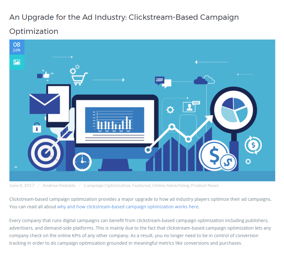 An Upgrade for the Ad Industry: Clickstream-Based Campaign Optimization