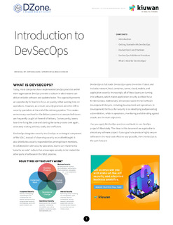 Introduction to DevSecOps
