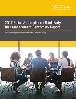 2017 Ethics & Compliance Third Party Risk Management Benchmark Report
