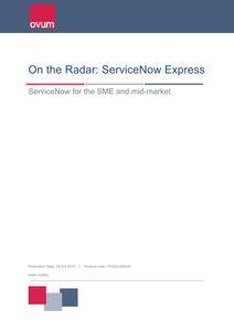 On the Radar:  ServiceNow Express