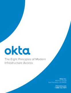 The 8 Principles of Modern Infrastructure Access