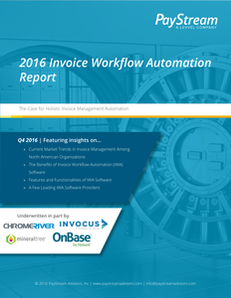 2016 Invoice Workflow Automation Report