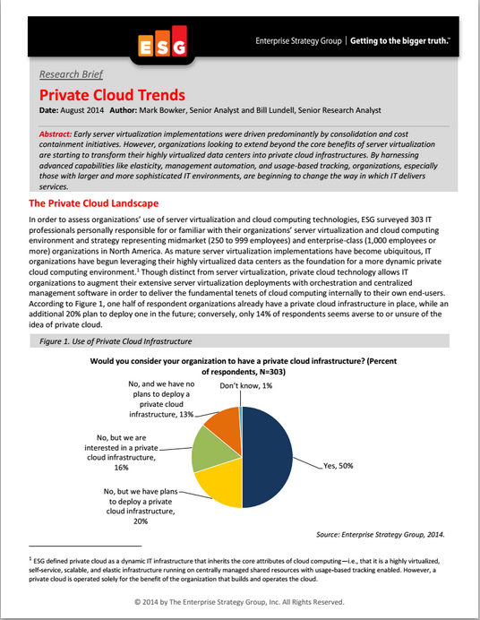 ESG: Public Cloud Trends