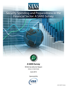 SANS 2nd Financial Sector Security Spending Survey