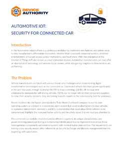 Automotive IoT: Security For Connected Car