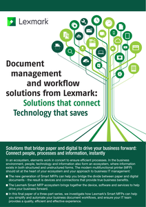 Document Management and Workflow Solutions from Lexmark