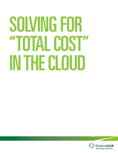 Solving for “Total Cost in the Cloud”