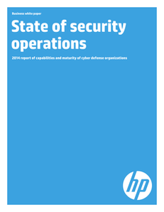 State of Security Operations 2014 Report of Capabilities and Maturity of Cyber Defense Organizations