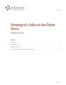 Strategyn’s Jobs-to-be-Done Story