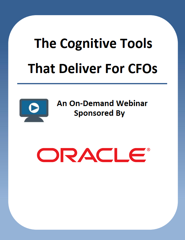 Webinar: The Cognitive Tools That Deliver For CFOs