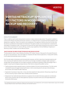 Key Factors in Modernizing Backup and Recovery