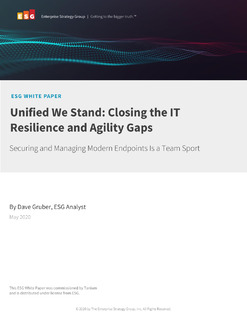 ESG Analyst Paper: Closing the IT Resilience and Agility Gap