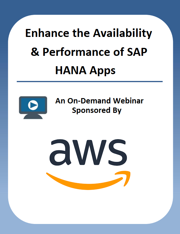 Enhance the Availability & Performance of SAP HANA Apps