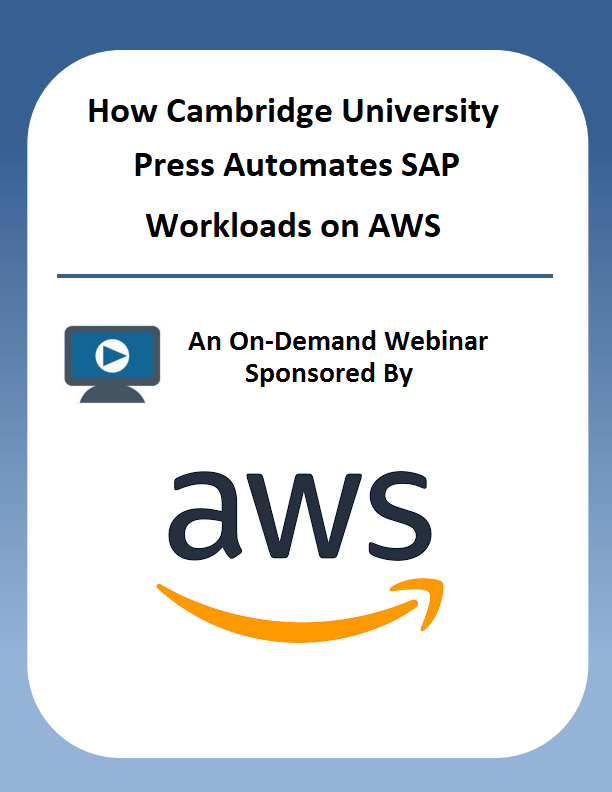 How Cambridge University Press Automates SAP Workloads on AWS