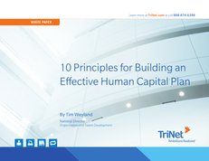 10 Principles for Building an Effective Human Capital Plan