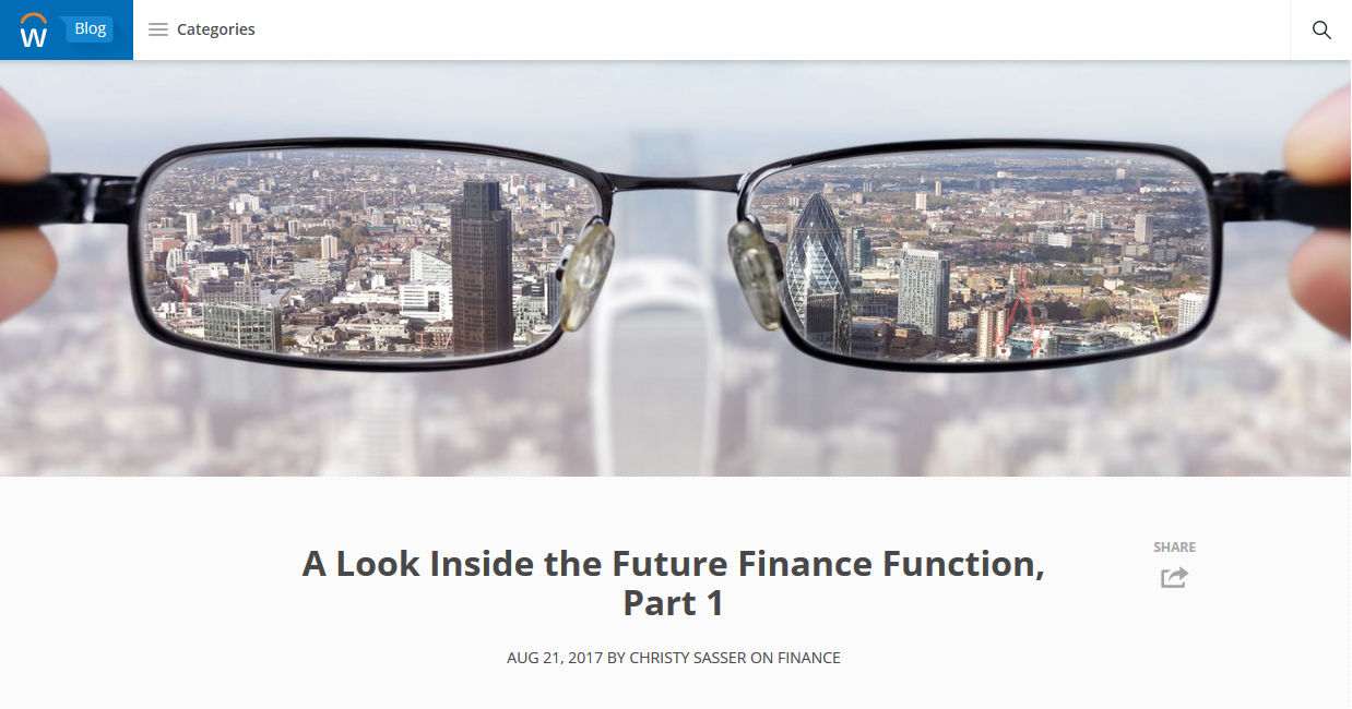 A Look Inside the Future Finance Function, Part 1