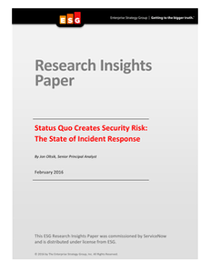 ESG Report: Status Quo Creates Security Risk