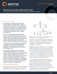 Best Practices Guide to Allocating IT Costs