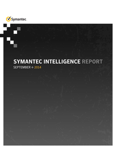 Symantec Intelligence Report: September 2014