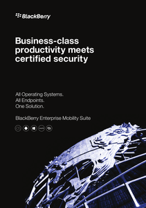 Business-Class Productivity Meets Certified Security
