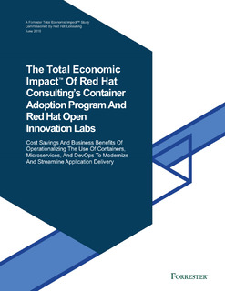 Economic Impact of Red Hat Container Adoption Program & Open Innovation Labs