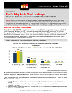 ESG:  The Evolving Public Cloud Landscape