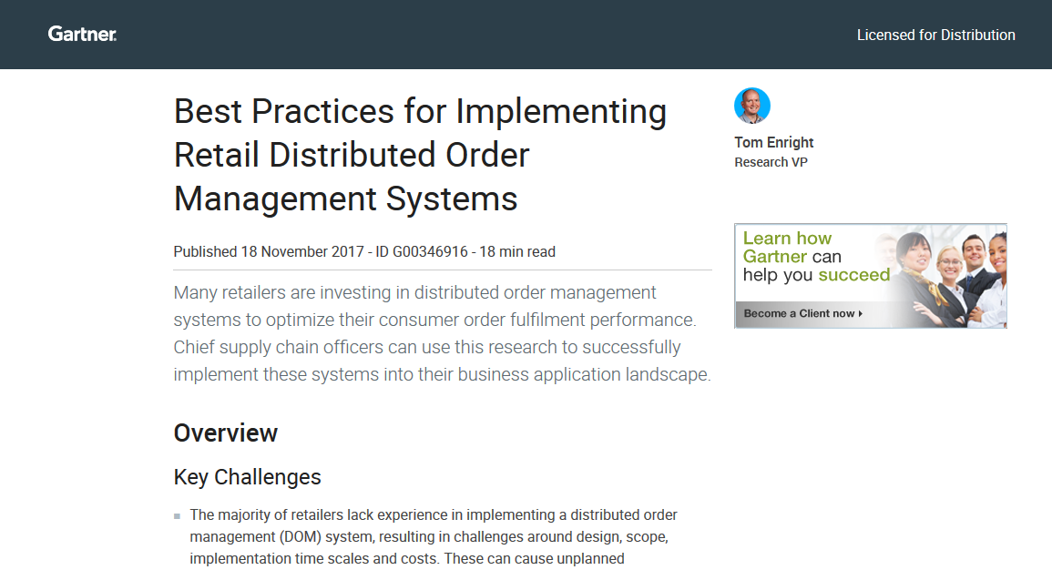 Best Practices for Implementing Retail Distributed Order Management Systems