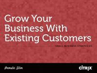 Grow Your Business With Existing Customers