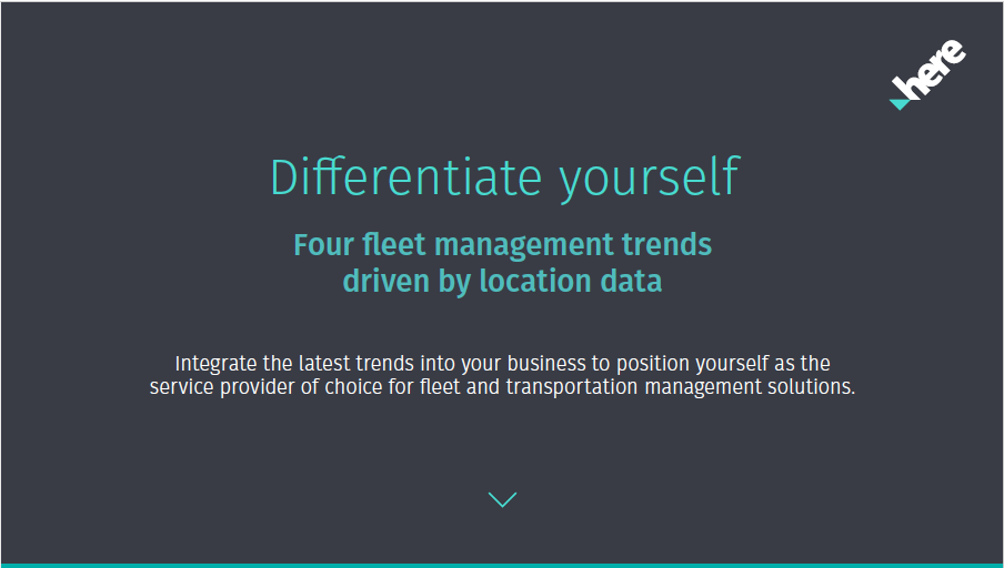 The four big trends in fleet management driven by location data to help you stand out