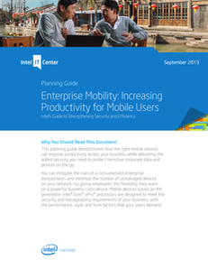 Enterprise Mobility: Increasing Productivity for Mobile Users