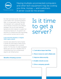 Is It Time to Get a Server?